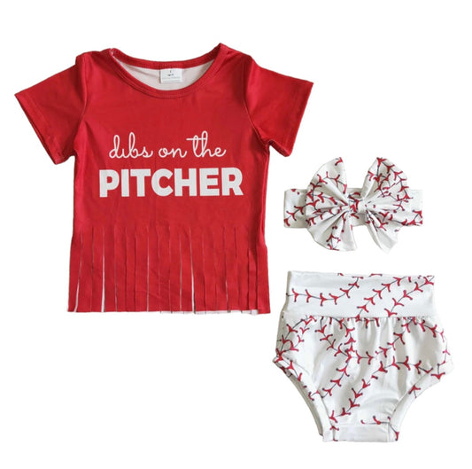 Dibs on the Pitcher Set (with bow)