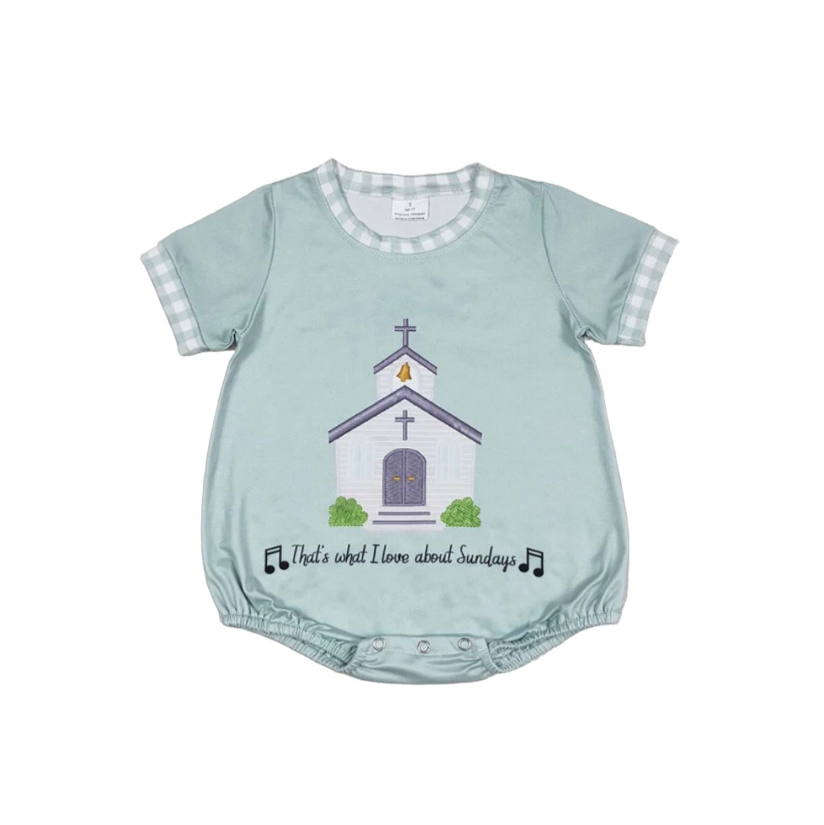 Gender Neutral Sunday Church Onesie