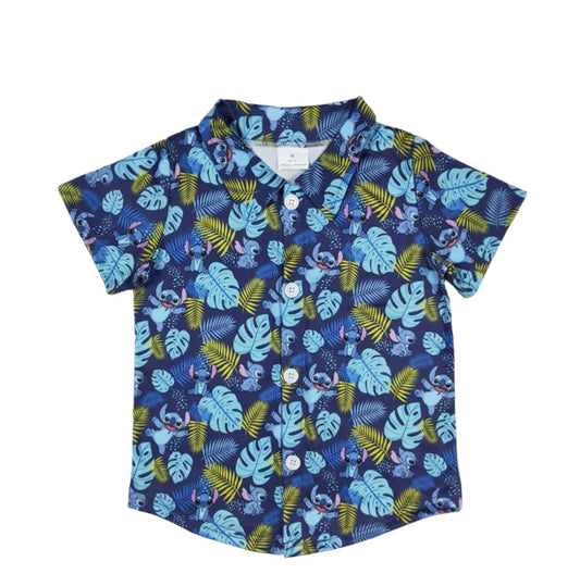 Boys Aloha Button Up