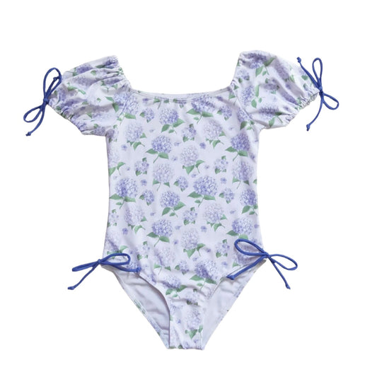 Girls Lavender Swimsuit