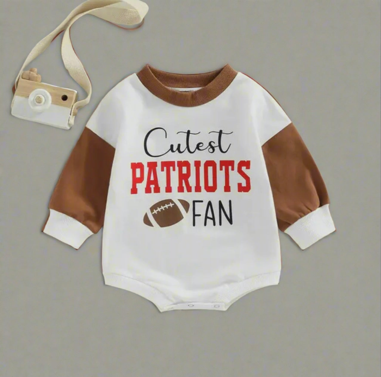 Gender Neutral Football Fans Romper