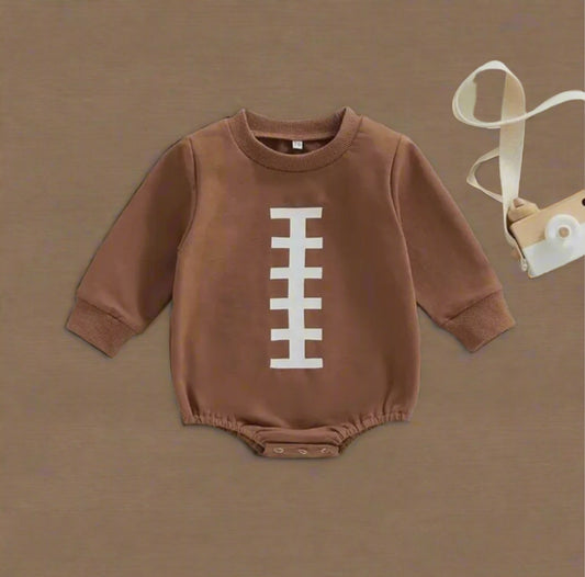 Gender Neutral Football Romper