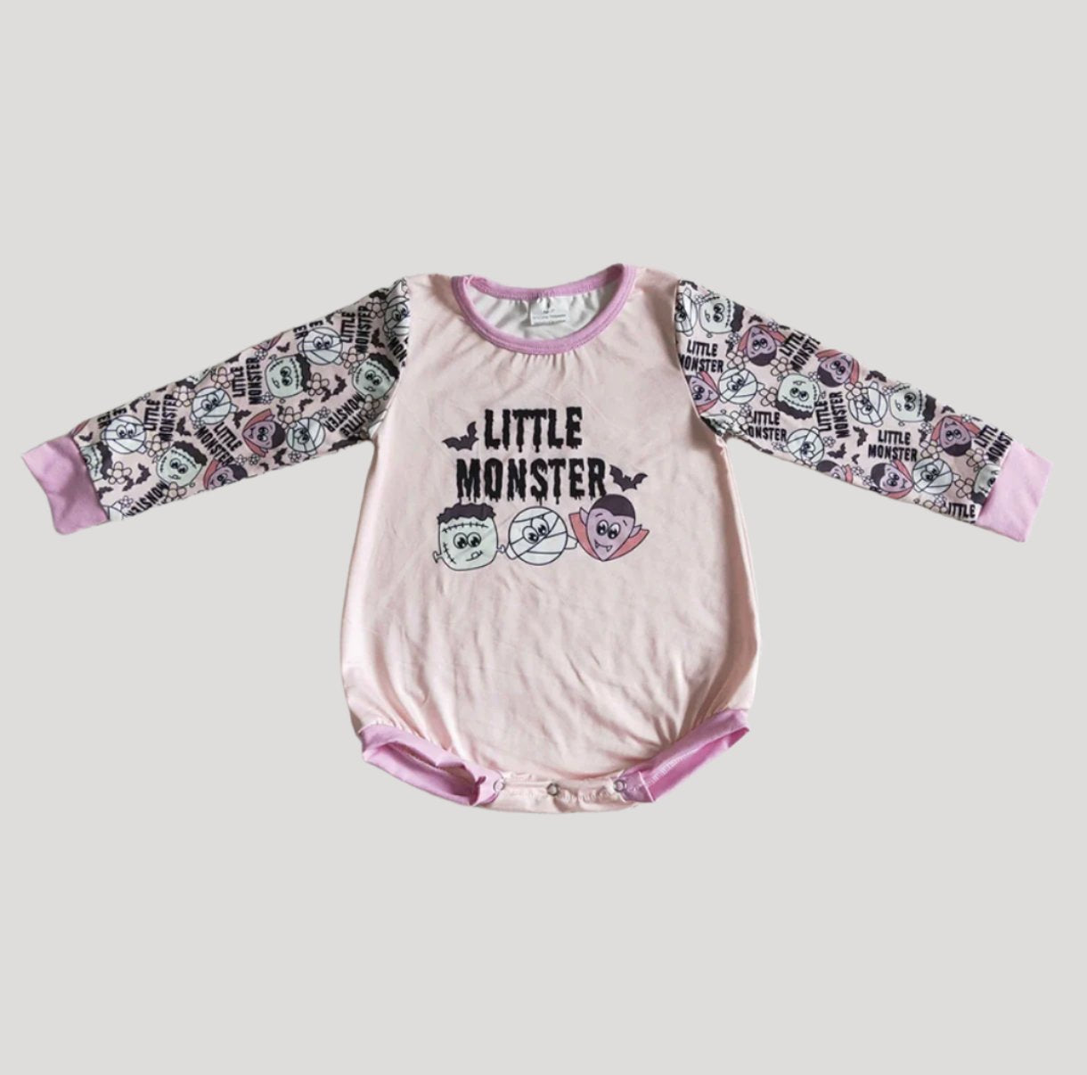 Girls Little Monster Onesie