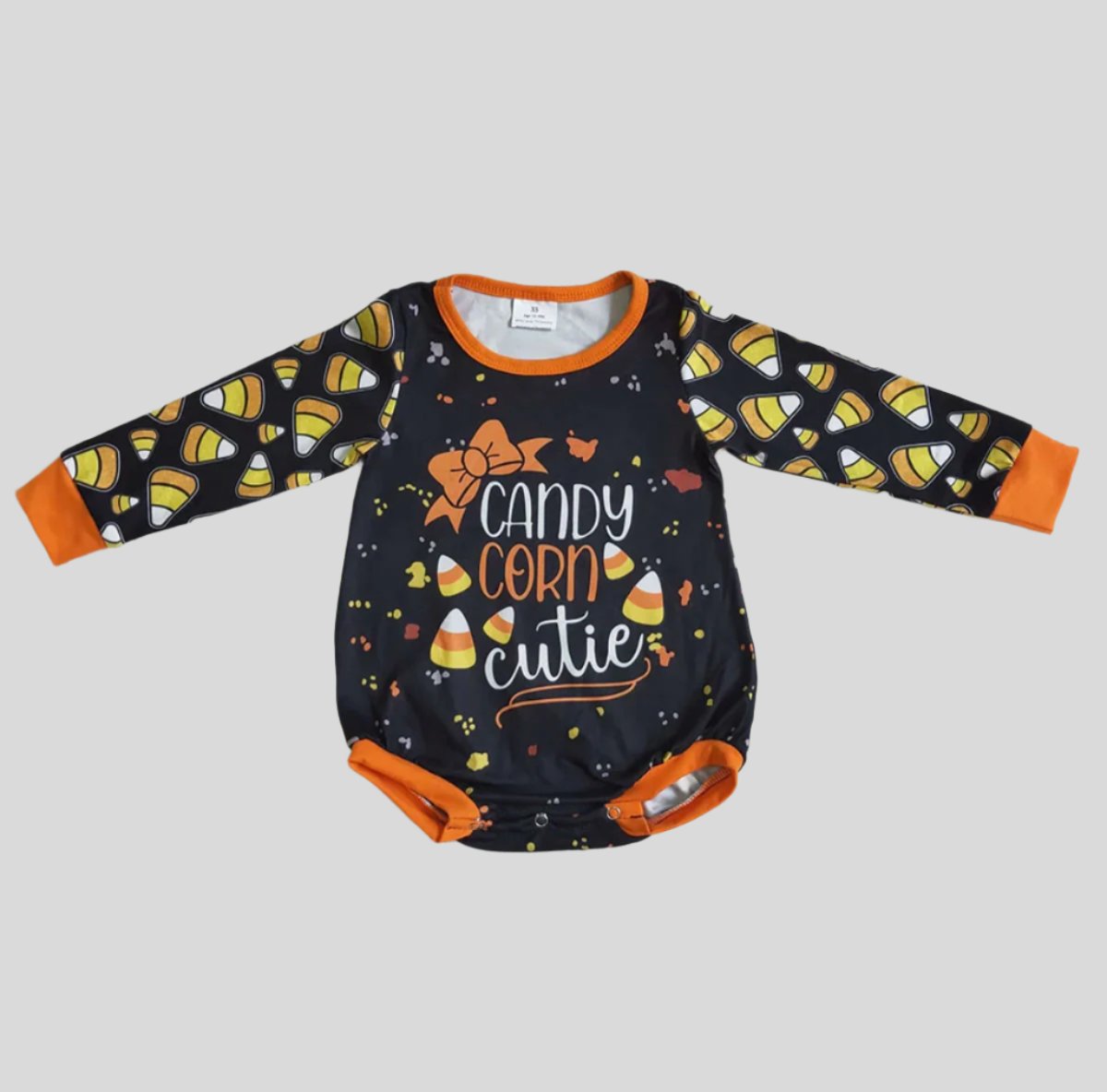 Baby Girls Candy Corn Onesie