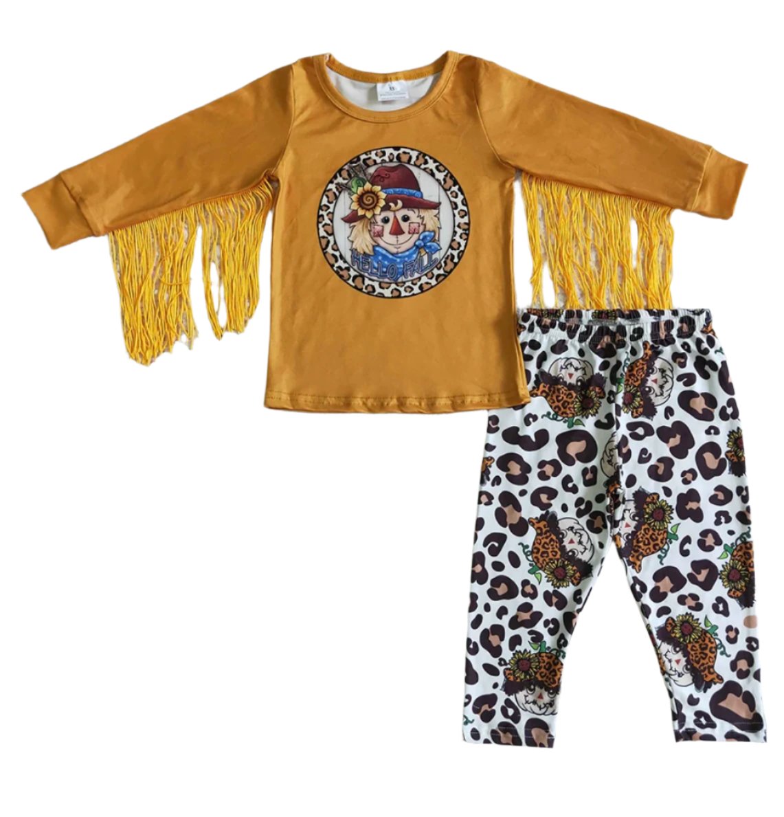 Girls Skeleton Fringe Set