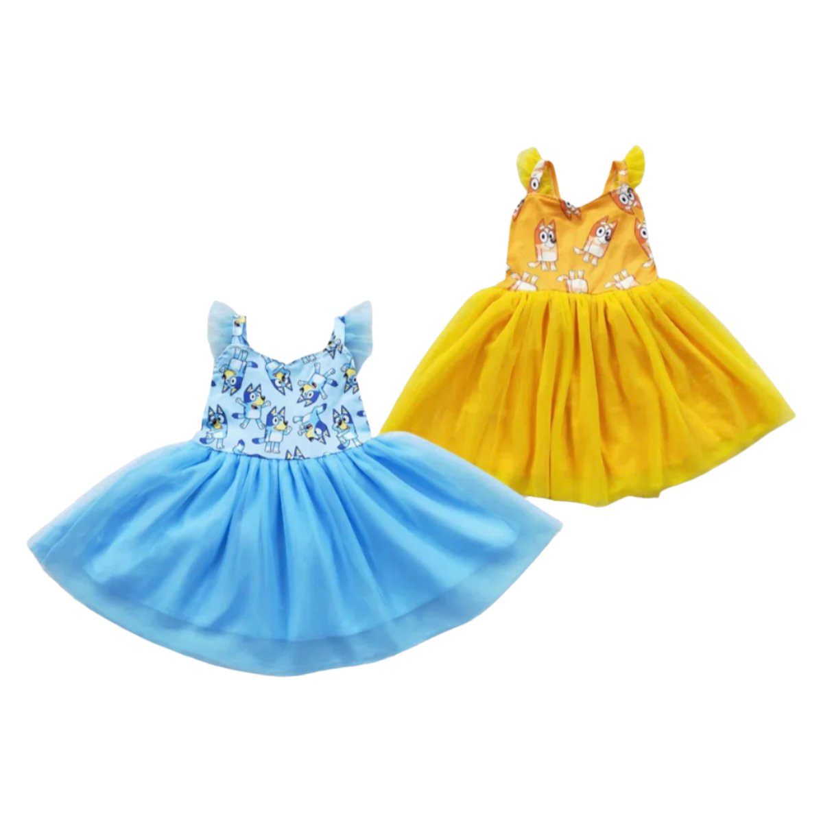 Girls Blu*y Tutu Knee Length Dress