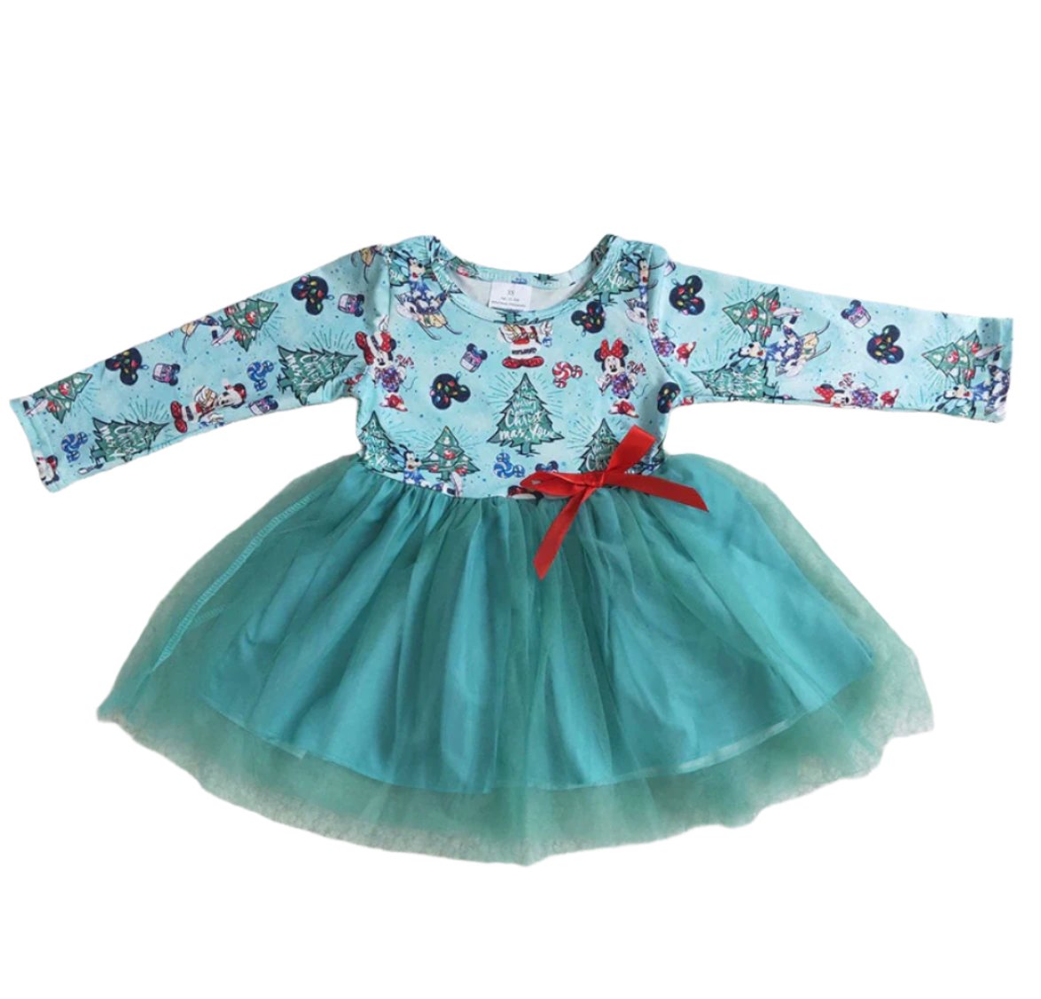 Girls Disney Themed Tutu Christmas Dress