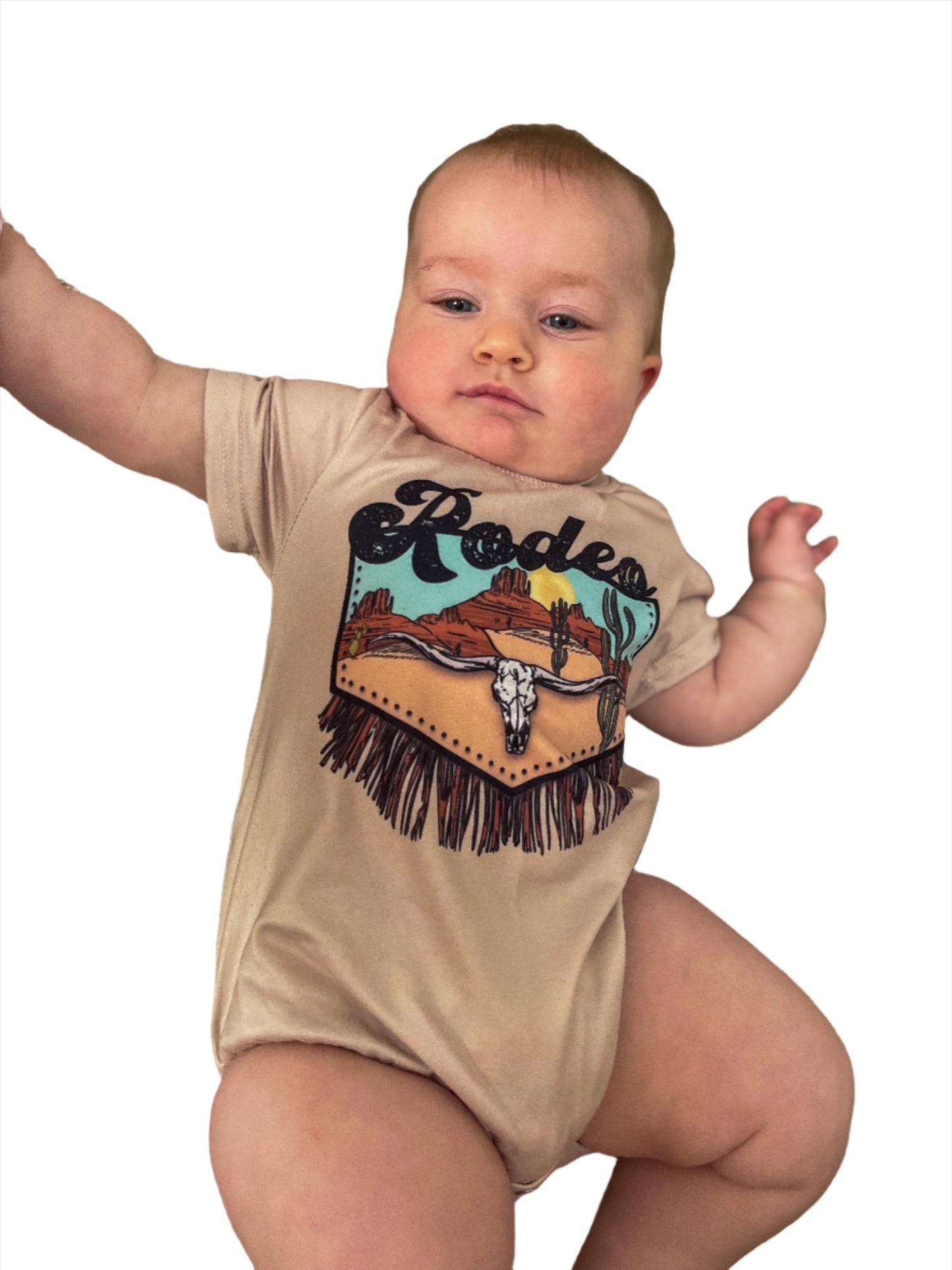 Baby girls Western Rodeo Fringe Romper