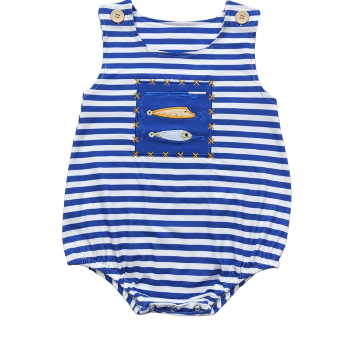 Baby Boys Fishing Romper