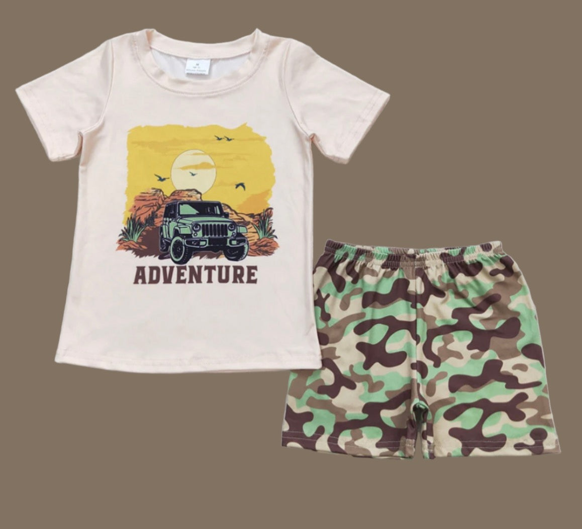 Boys Adventure Camo Set