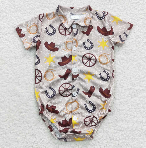 Baby Boys Cowboy Romper