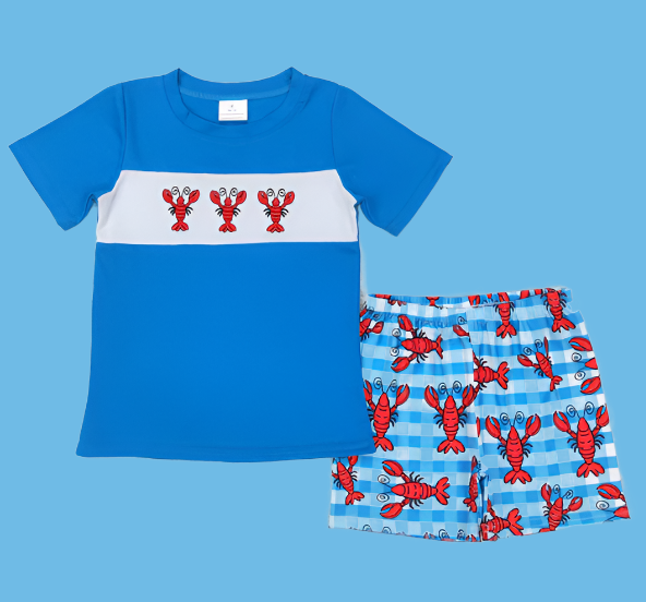 Boys Crawfish Blue Set