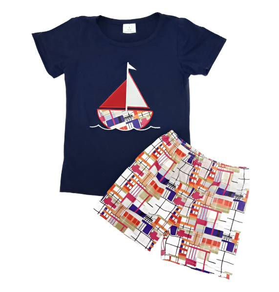 Boys Sailboat Set